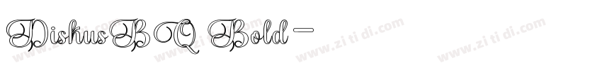 DiskusBQ Bold字体转换